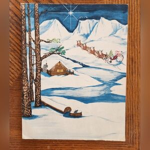 EIGHTH UNITED STATES ARMY CHRISTMAS DINNER KOREA 1953 CARD LETTER MENU